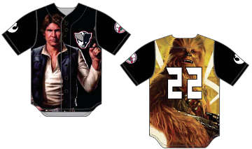Star Wars themed jerseys worn by the Somerset Patriots will be raffled off at the end of the evening with the proceeds being donated to be Beez Foundation.